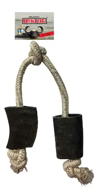 Dog Buffalo Horn Rope Toy 24"